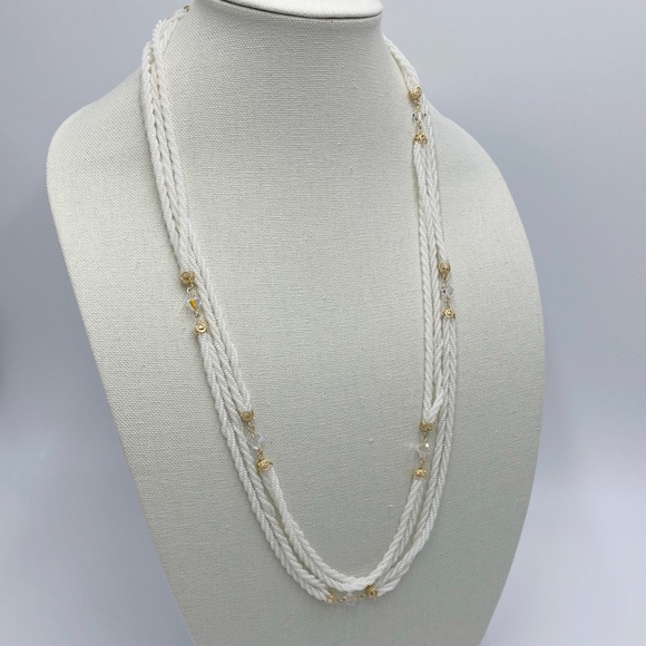 Vintage Glass Beaded Long Necklace - Picture 11 of 11